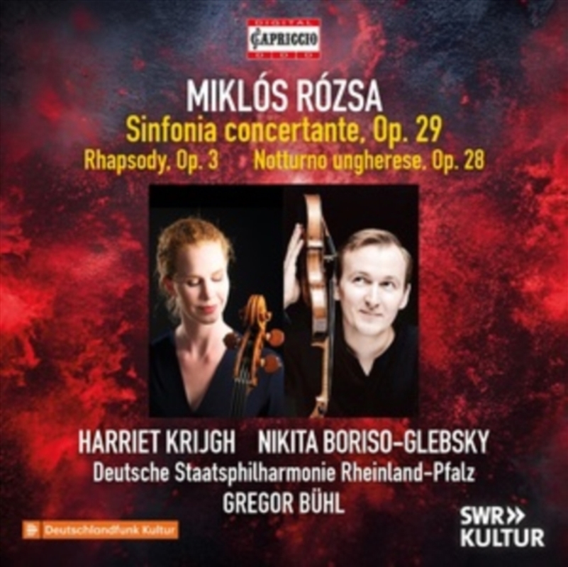 Miklos Rozsa: Sinfonia Concertante: Rhapsody For Cello/Product Detail/Classical