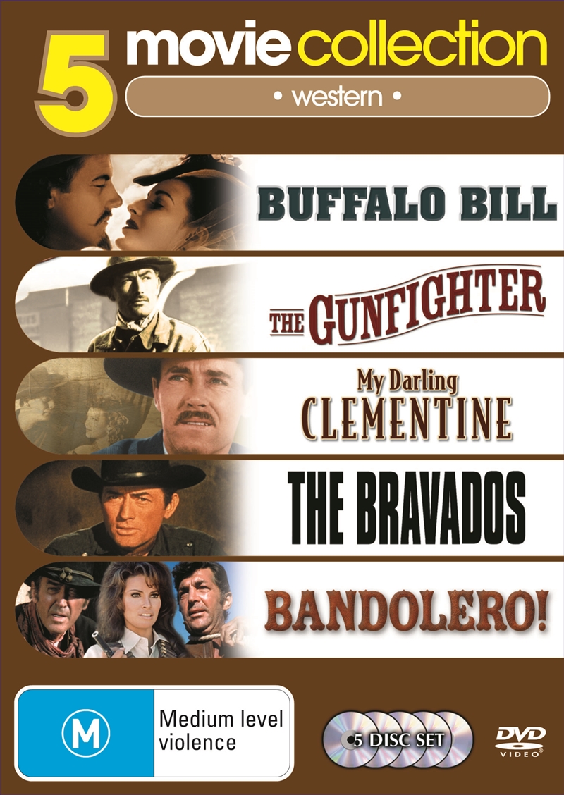 Buffalo Bill / The Gunfighter / My Darling Clementine / The Bravados / Bandolero/Product Detail/Western