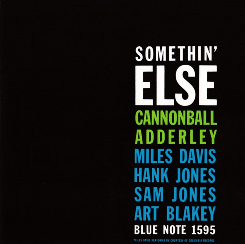 Somethin Else/Product Detail/Jazz