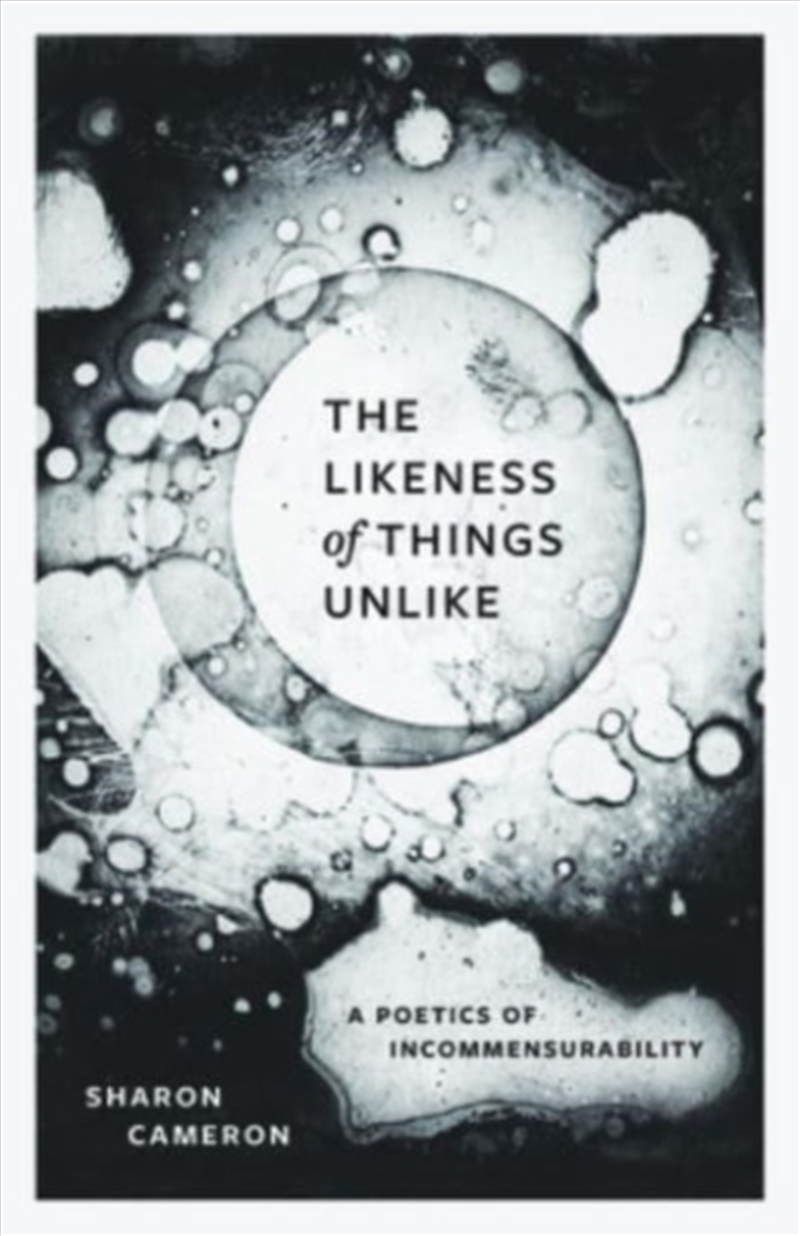 The Likeness Of Things Unlike : A Poetics Of Incommensurability/Product Detail/Literature & Poetry