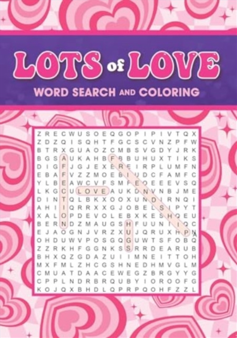 Lots Of Love Word Search And Coloring/Product Detail/Adults Activity Books
