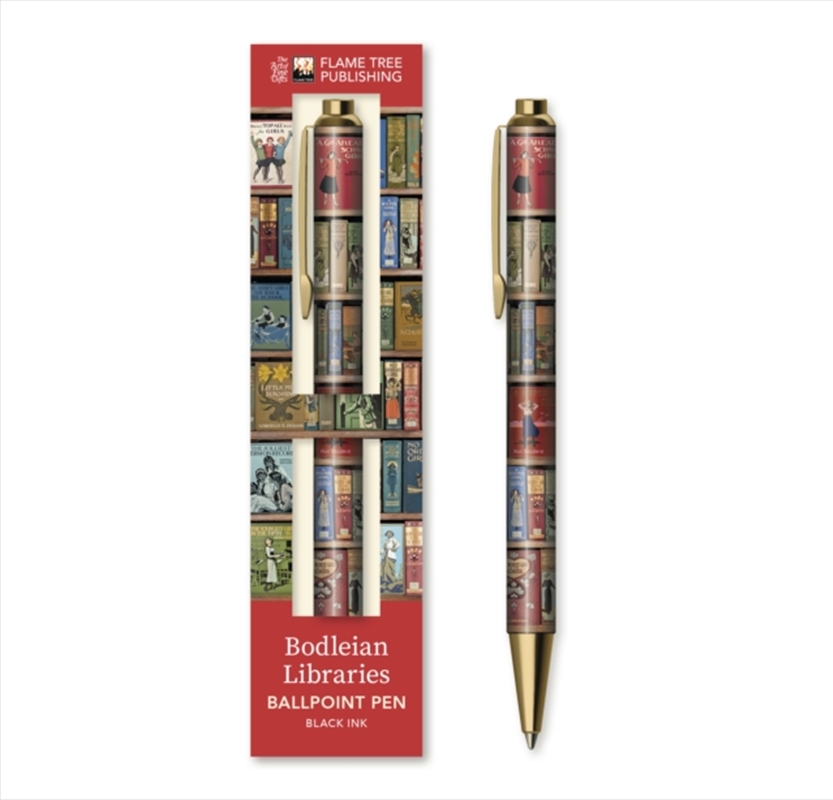 Bodleian Libraries: High Jinks Bookshelves Boxed Decorative Ballpoint Pen/Product Detail/Stationery