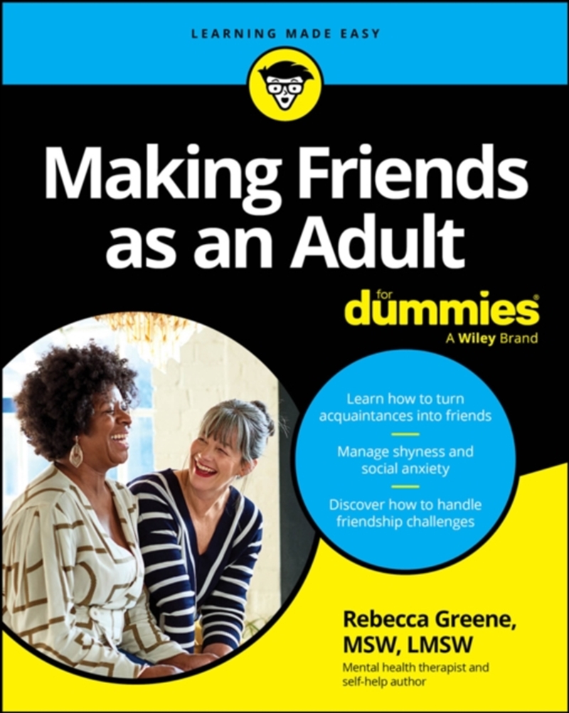 Making Friends As An Adult For Dummies/Product Detail/Self Help & Personal Development