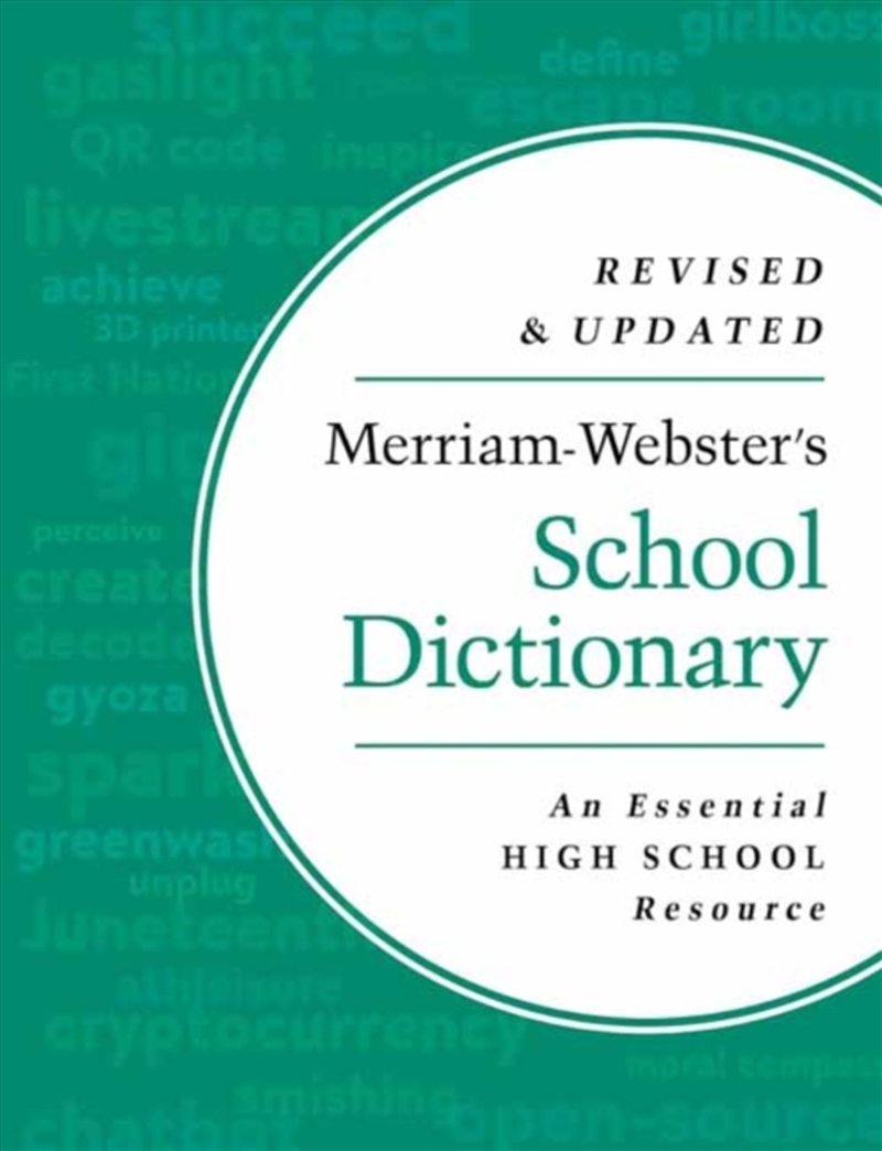 Merriam-Webster’S School Dictionary/Product Detail/Reference & Encylopaedias