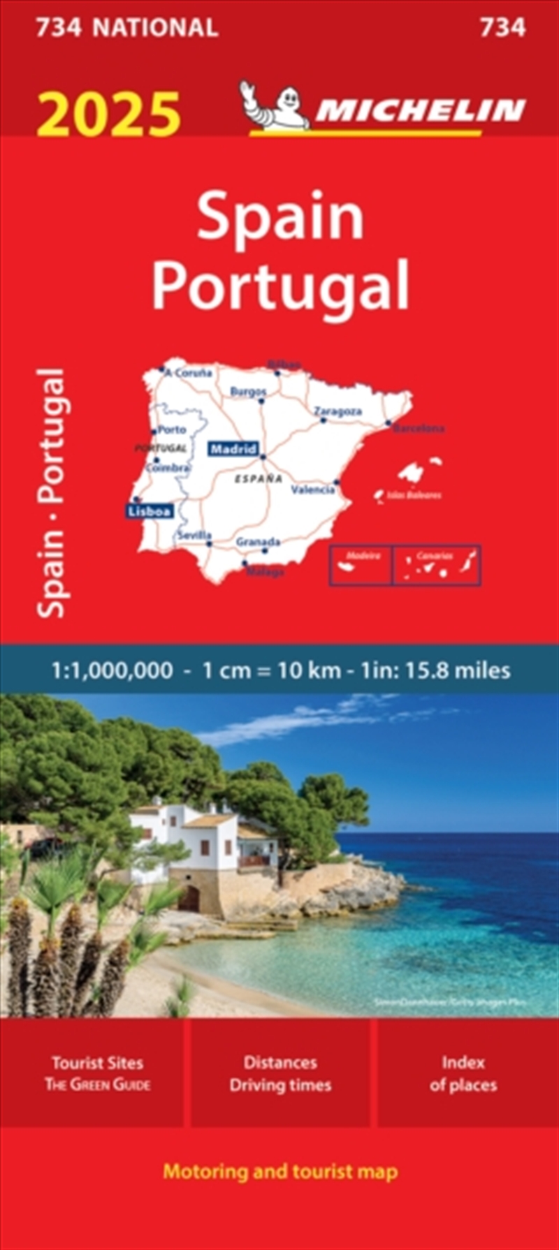 Spain & Portugal 2025 - Michelin National Map 734/Product Detail/Travel & Holidays