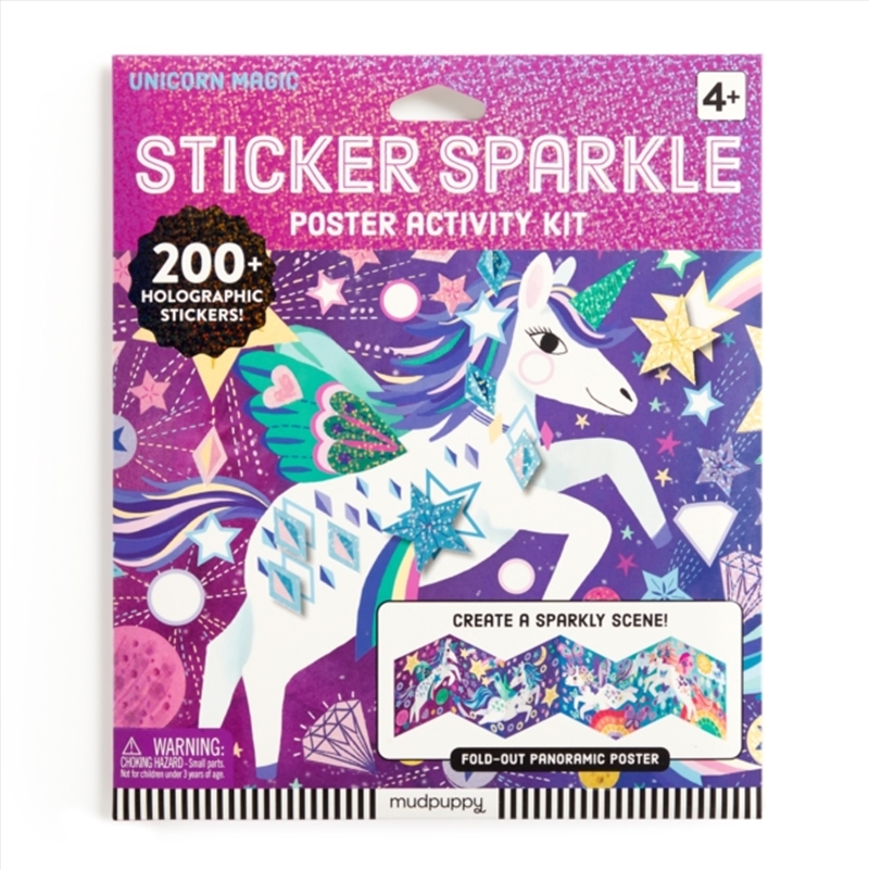 Unicorn Magic Sticker Sparkle Poster Activity Kit/Product Detail/Kids Activity Books