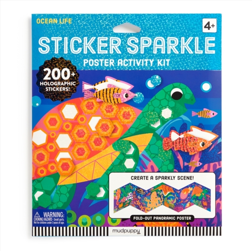 Ocean Life Sticker Sparkle Poster Activity Kit/Product Detail/Kids Activity Books