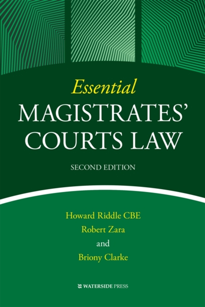 Essential Magistrates' Courts Law/Product Detail/Law
