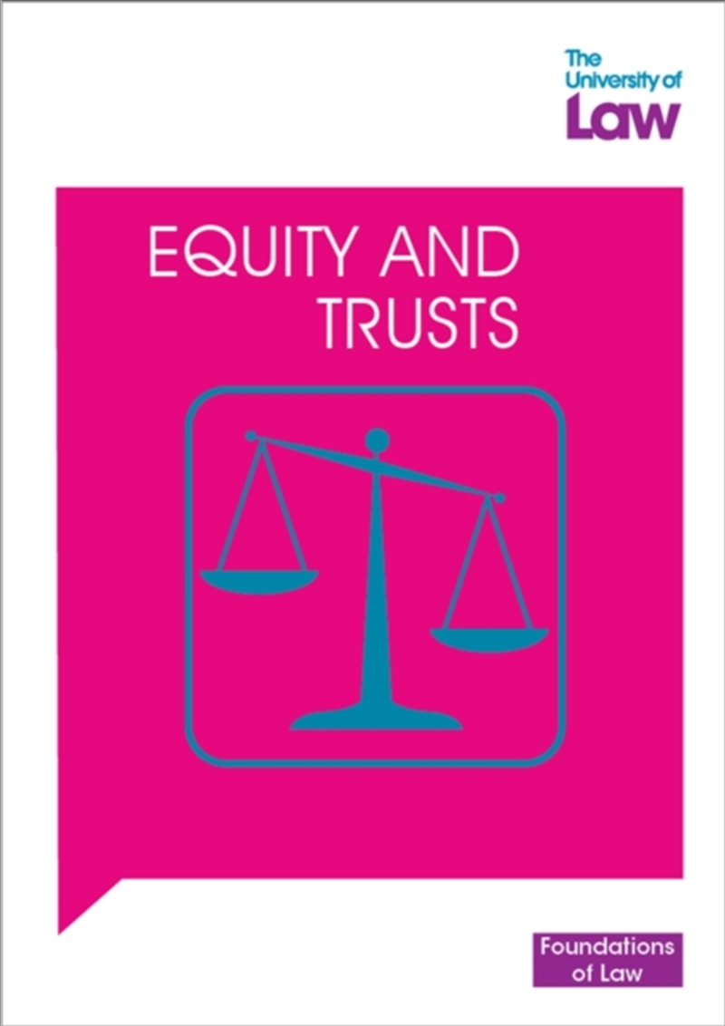 Foundations Of Law - Equity And Trusts/Product Detail/Law