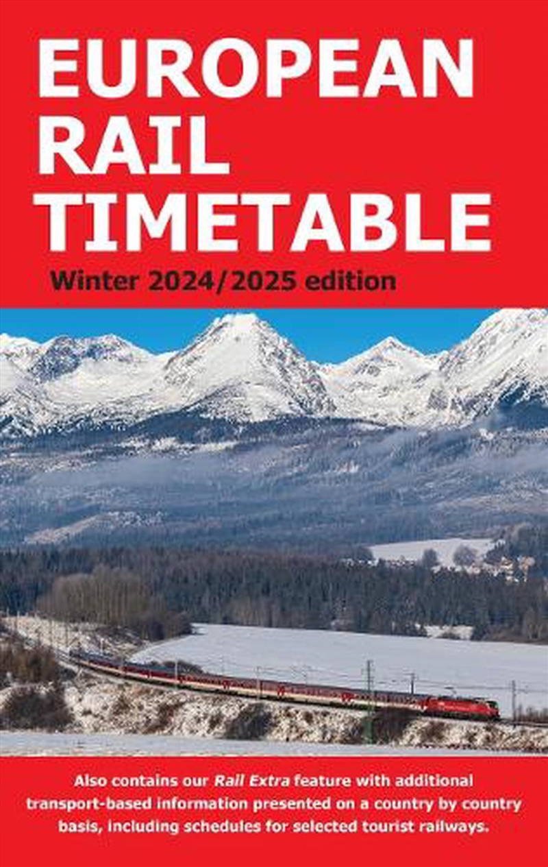 European Rail Timetable Winter 2024/2025/Product Detail/Travel & Holidays