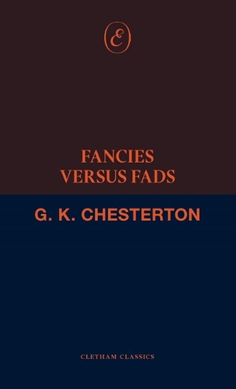 Fancies Versus Fads/Product Detail/Literature & Poetry