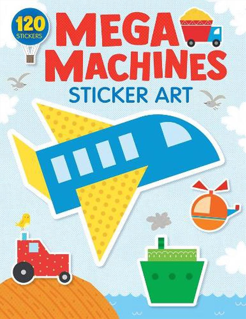 Mega Machines Sticker Art/Product Detail/Kids Activity Books