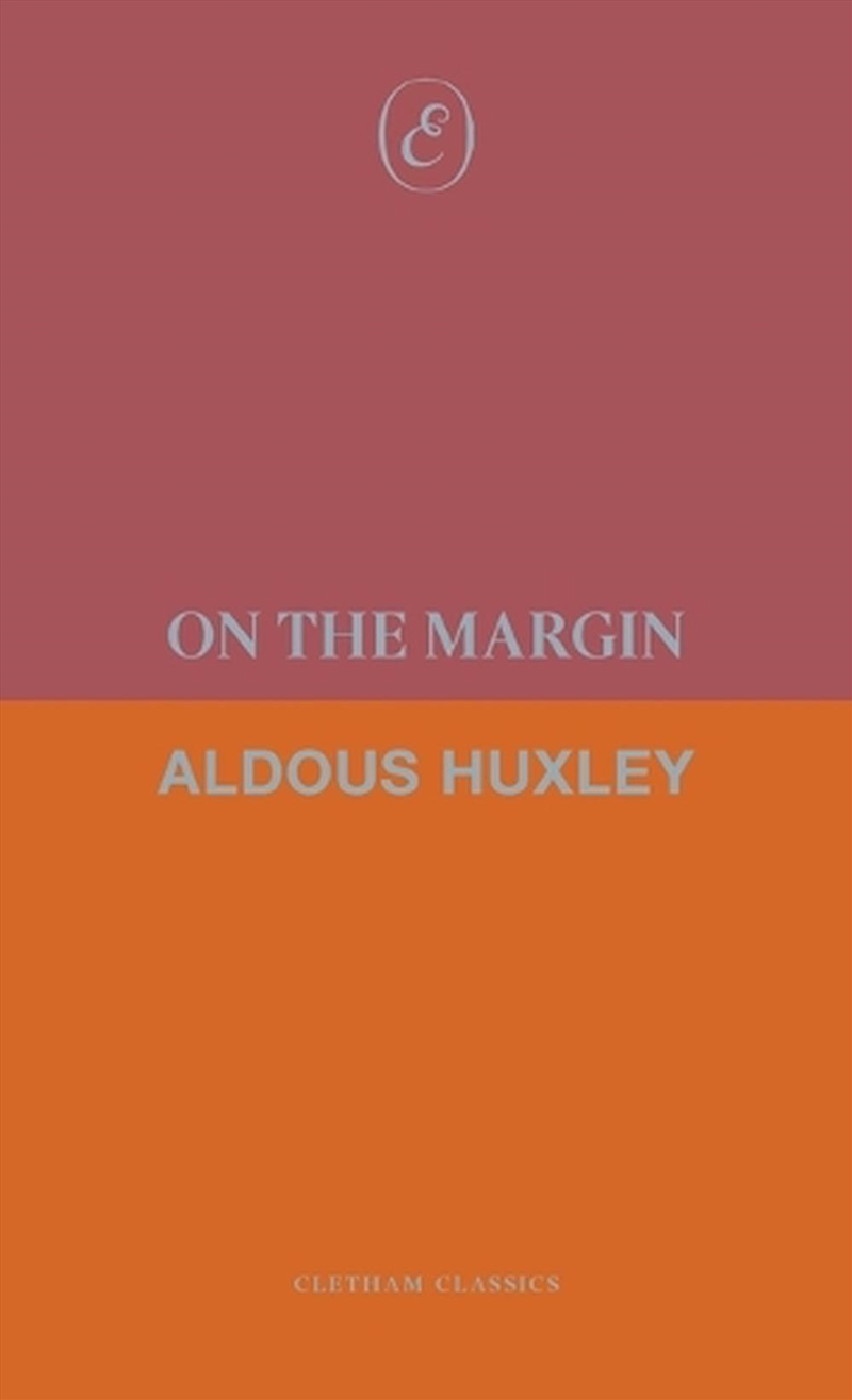 On The Margin/Product Detail/Literature & Poetry
