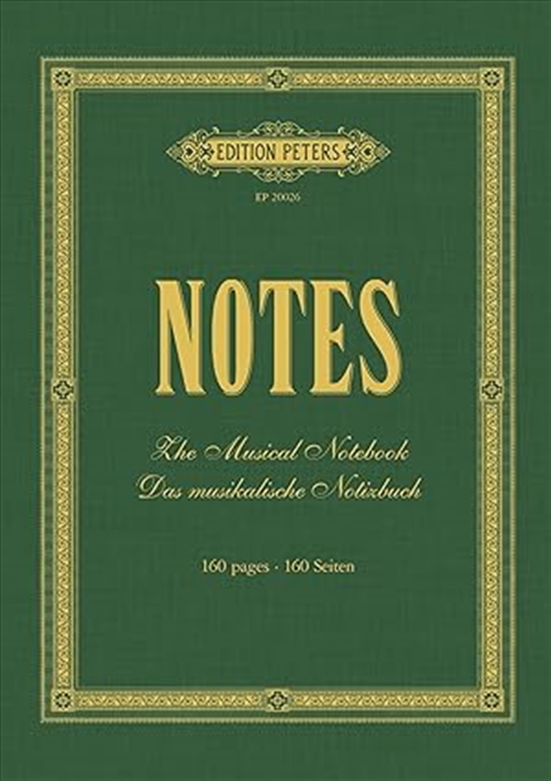 Notes: The Musical Notebook / Das Musikalische Notizbuch/Product Detail/Arts & Entertainment