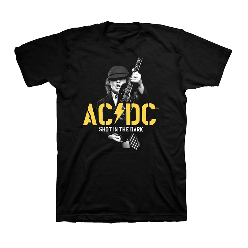 AC/DC - Pwr Up Angus Shot Dark Tee - S/Product Detail/Shirts