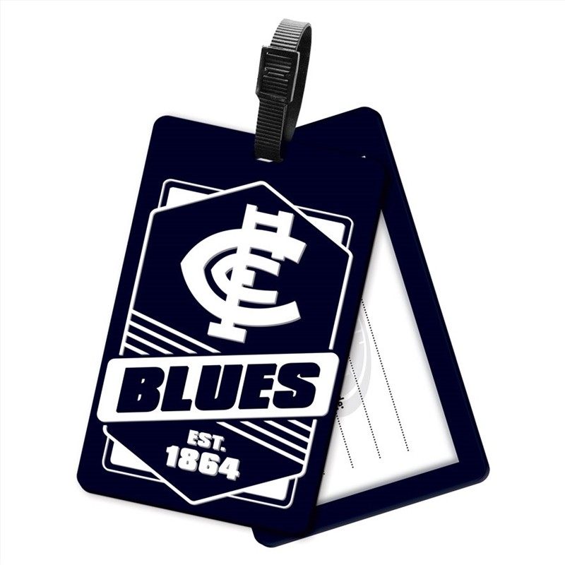 AFL: Carlton - Rubber Bag Tag/Product Detail/Bags