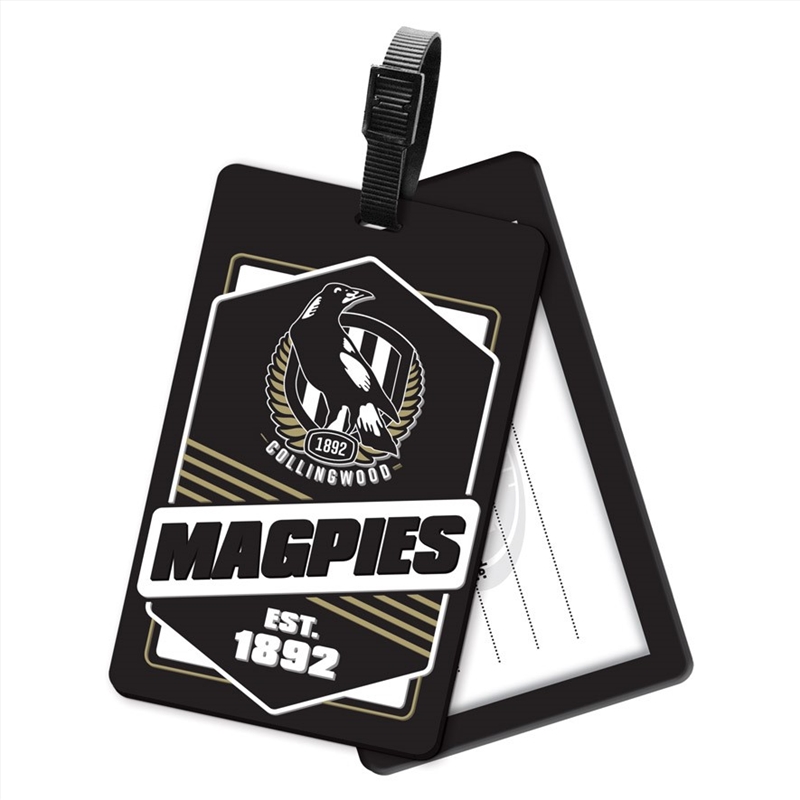 AFL: Collingwood - Rubber Bag Tag/Product Detail/Bags