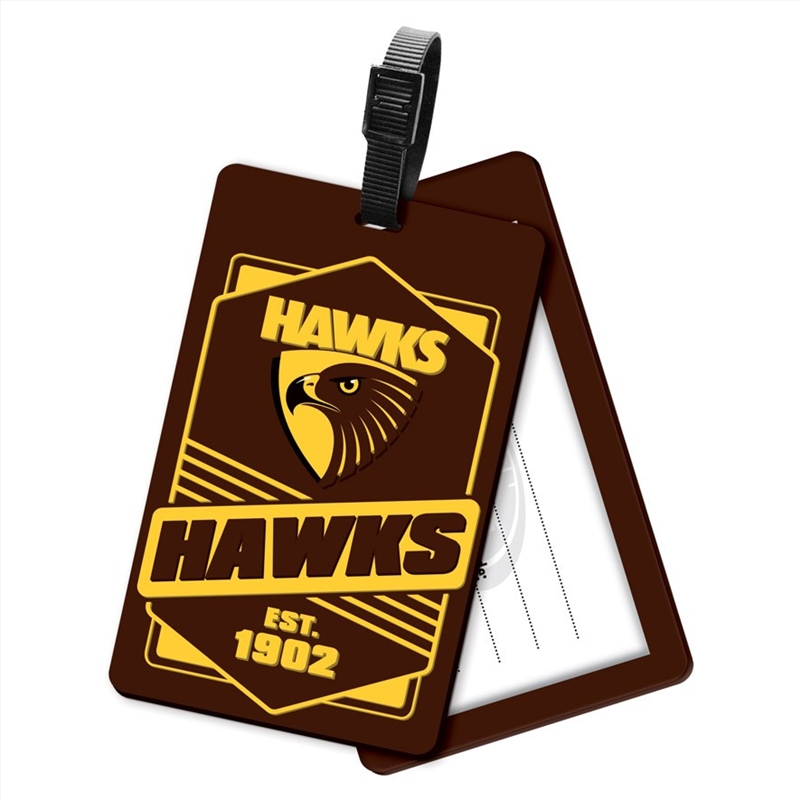 AFL: Hawthorn - Rubber Bag Tag/Product Detail/Bags