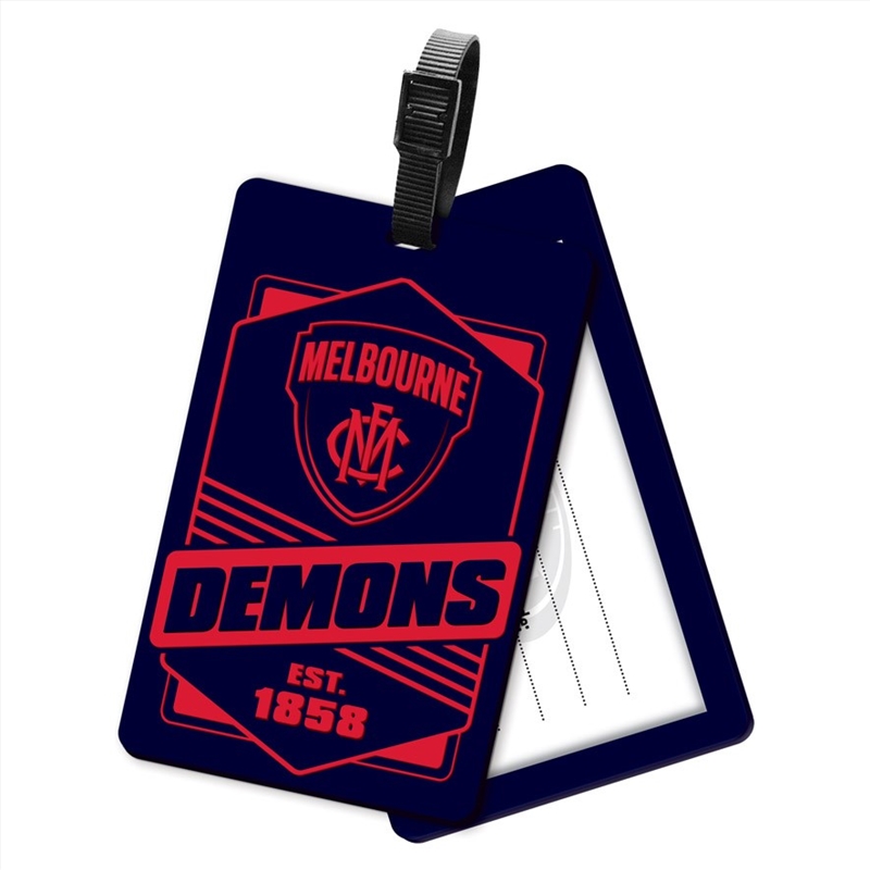 AFL: Melbourne - Rubber Bag Tag/Product Detail/Bags