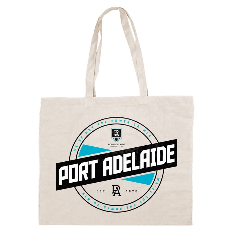 AFL: Port Adelaide - Canvas Tote Bag/Product Detail/Bags