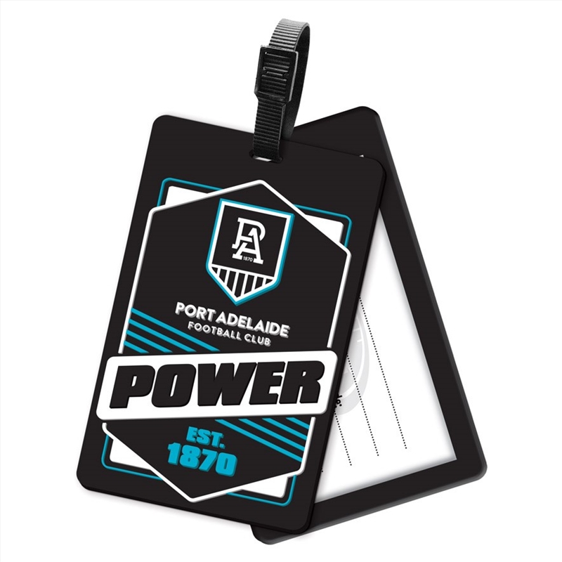 AFL: Port Adelaide - Rubber Bag Tag/Product Detail/Bags
