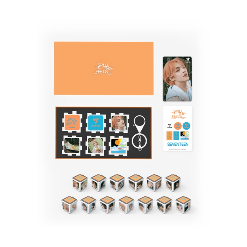 Seventeen - Cube & Puzzle Official Md Diy Metal Cube (Spill The Feels) Jun/Product Detail/KPOP Merch