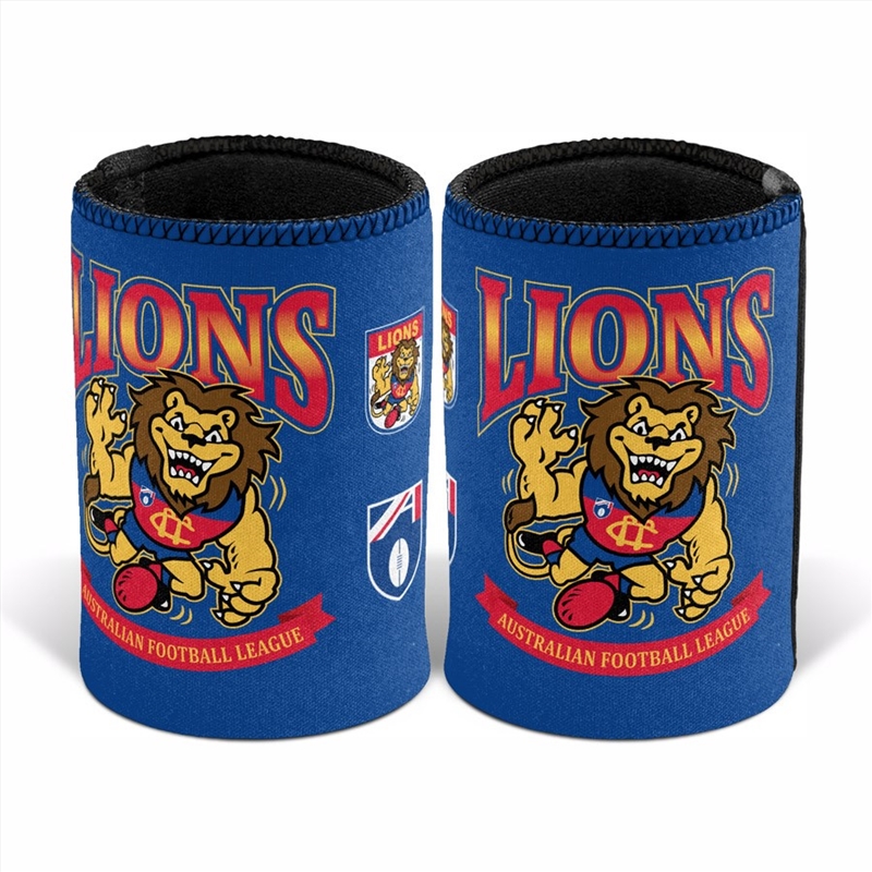 AFL: Brisbane Lions - Retro Can Cooler/Product Detail/Coolers & Accessories