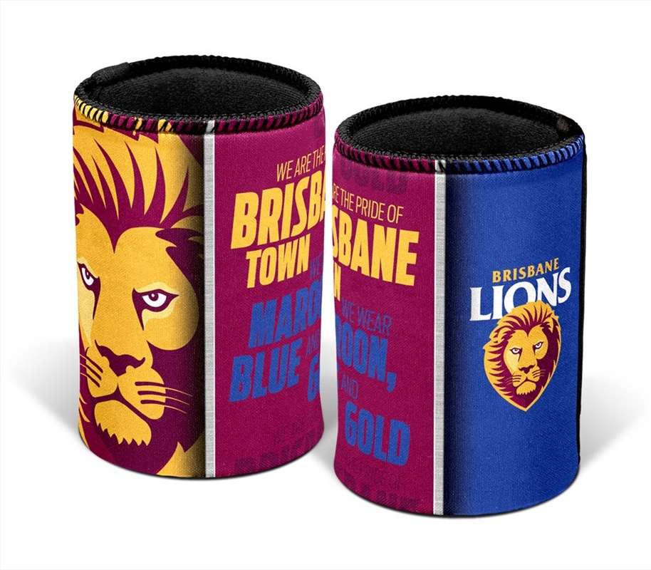 AFL: Brisbane Lions - Song Can Cooler/Product Detail/Coolers & Accessories