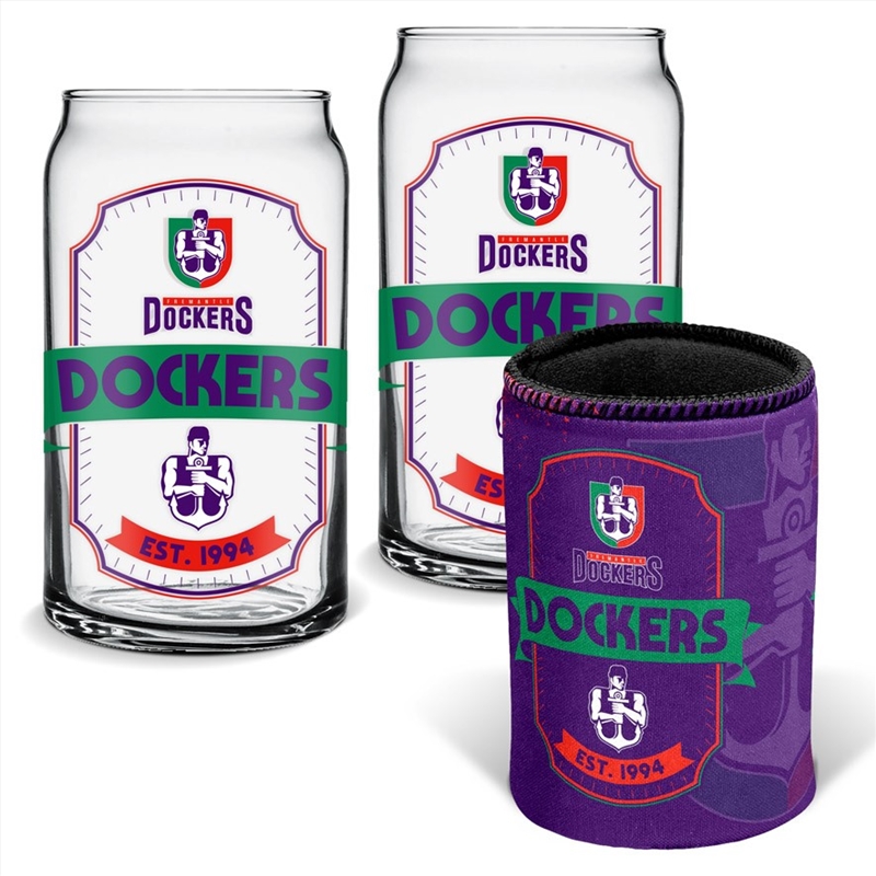 AFL: Fremantle - Can Glasses & Can Cooler/Product Detail/Coolers & Accessories