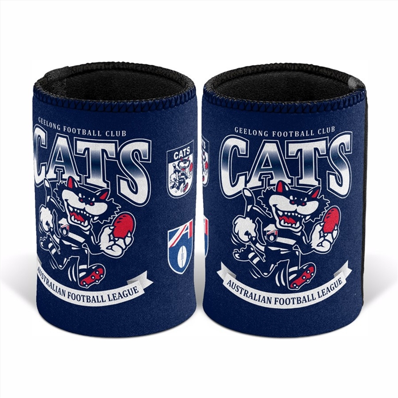 AFL: Geelong - Retro Can Cooler/Product Detail/Coolers & Accessories