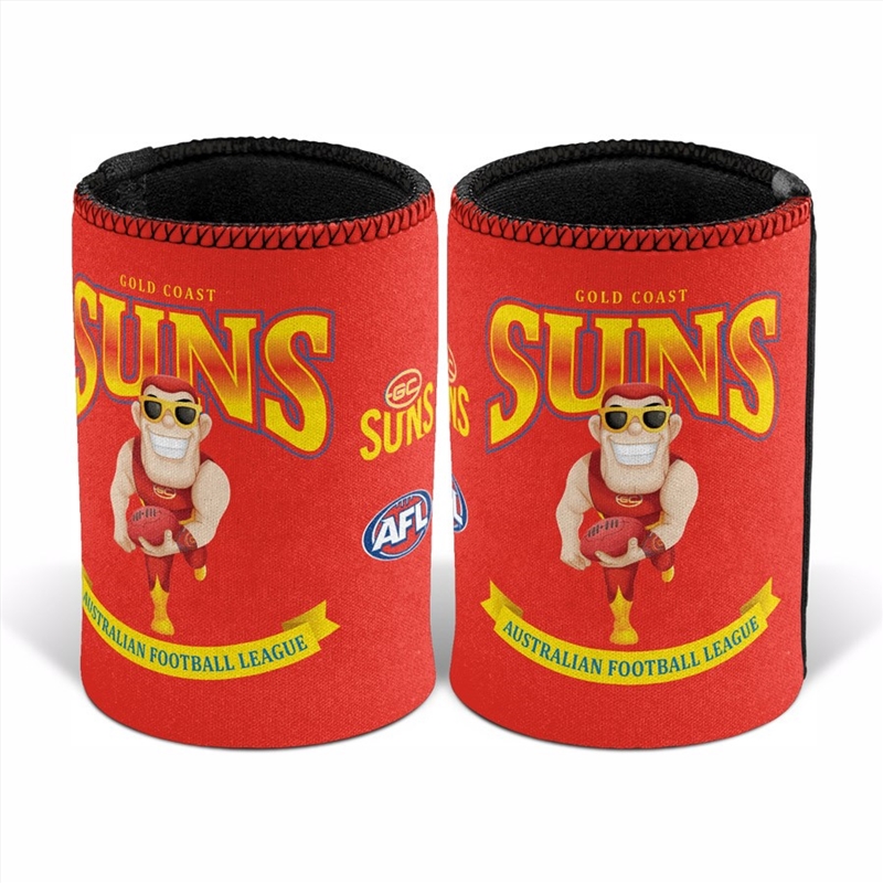 AFL: Gold Coast Suns - Retro Can Cooler/Product Detail/Coolers & Accessories