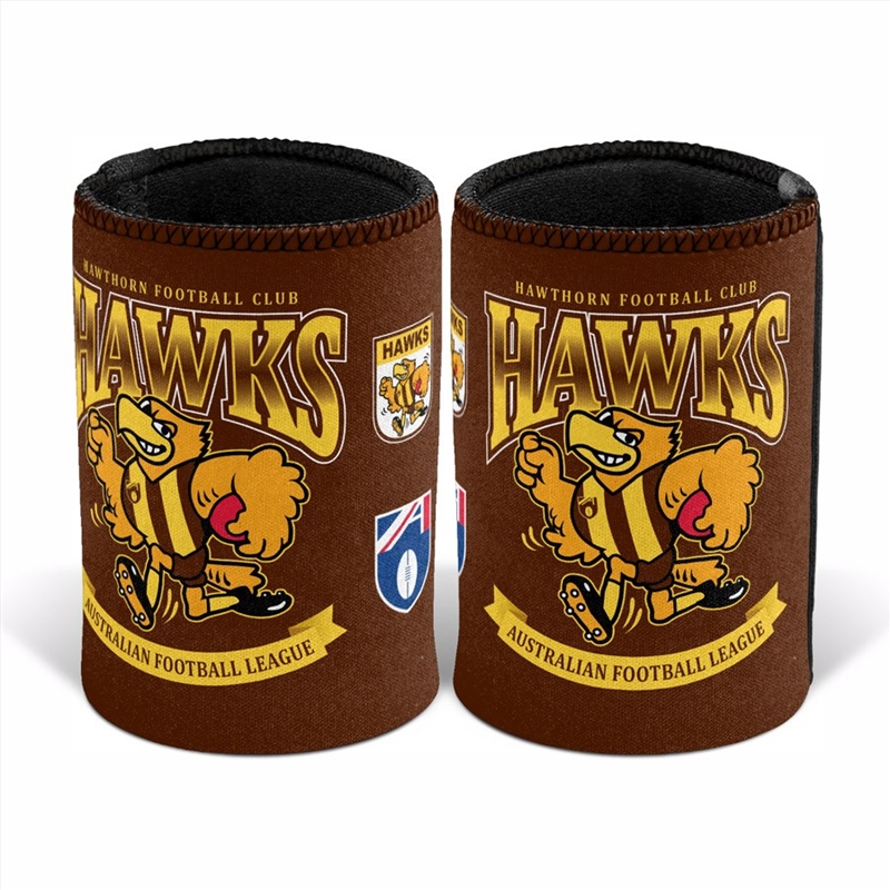 AFL: Hawthorn - Retro Can Cooler/Product Detail/Coolers & Accessories