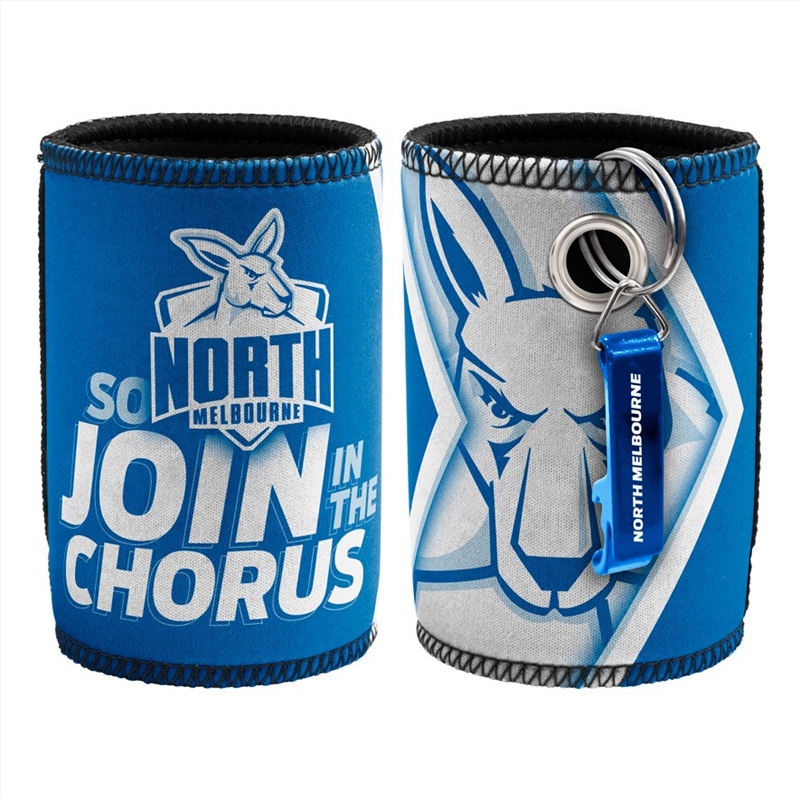 AFL: North Melbourne - Can Cooler Opener/Product Detail/Coolers & Accessories