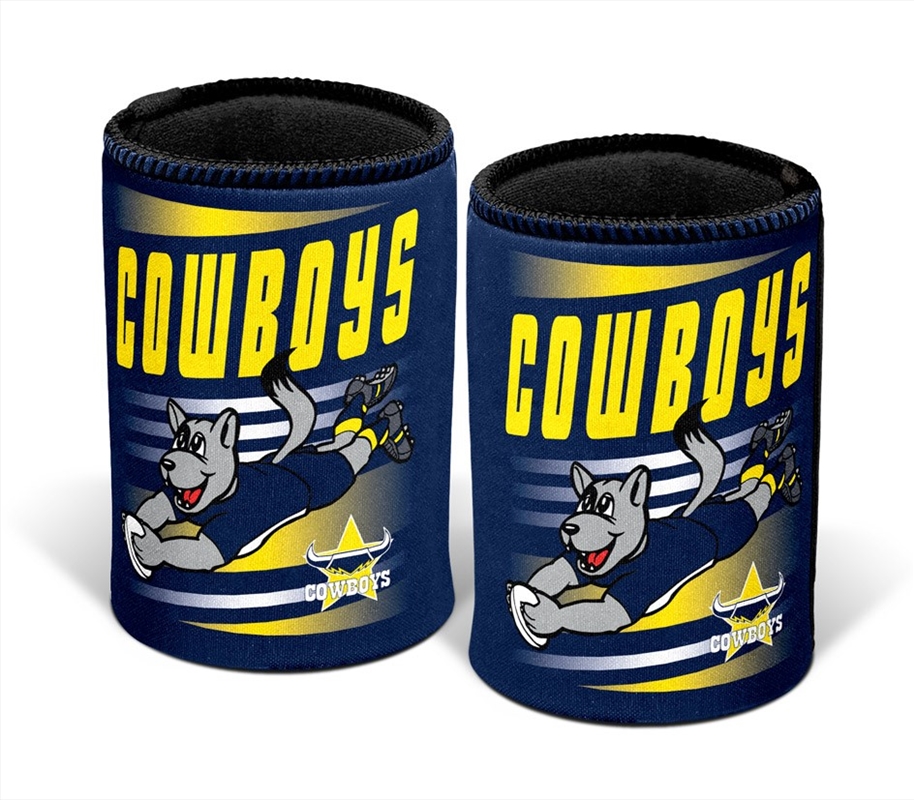 NRL: Cowboys - Retro Can Cooler/Product Detail/Coolers & Accessories