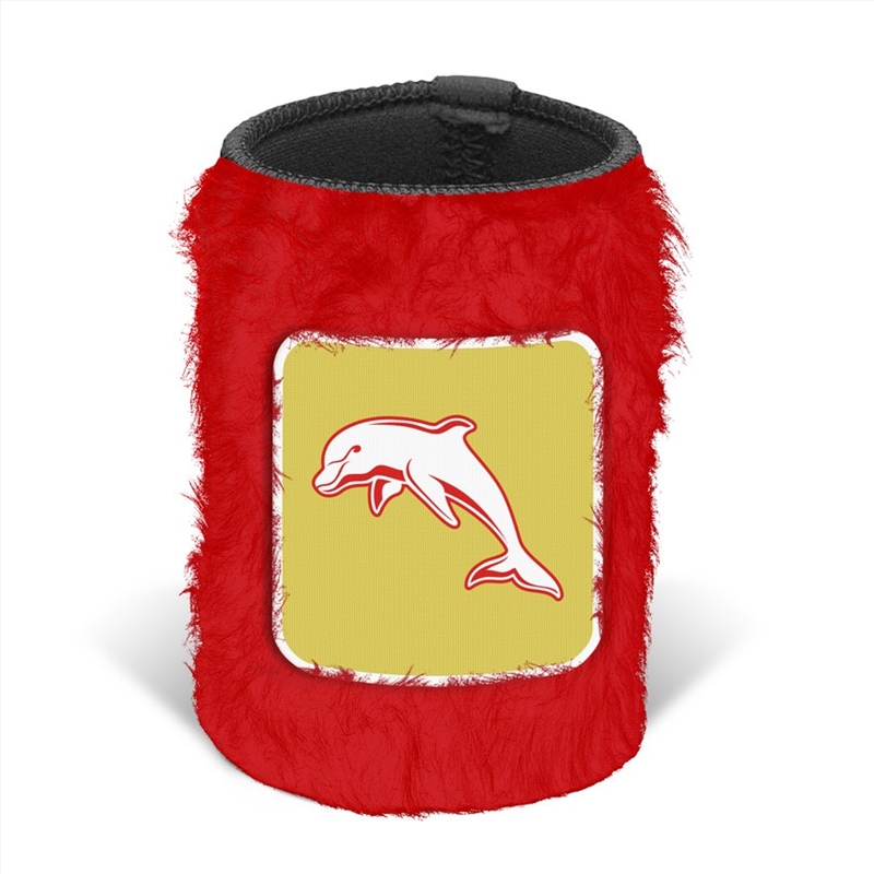 NRL: Dolphins - Fluffy Can Cooler/Product Detail/Coolers & Accessories