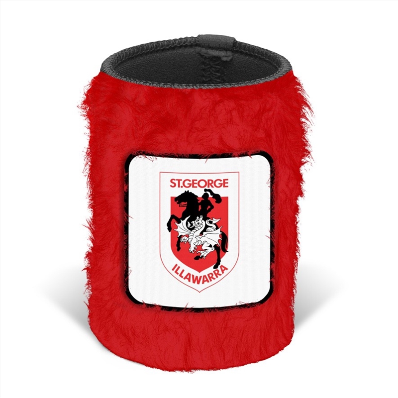 NRL: St George Dragons - Fluffy Can Cooler/Product Detail/Coolers & Accessories