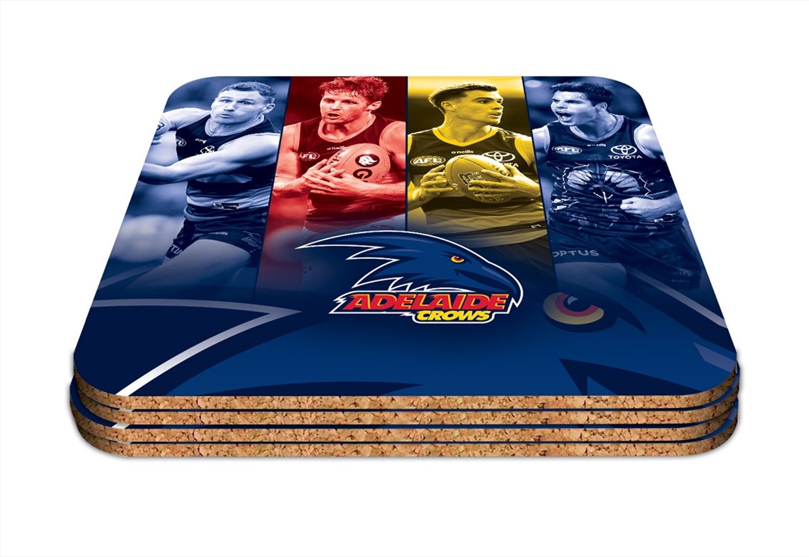 AFL: Adelaide Crows - Set Of 4 Player Coaster/Product Detail/Drinkware