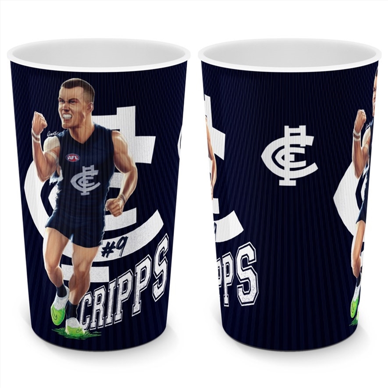 AFL: Carlton - Grange Lenticular Tumbler - Patrick Cripps/Product Detail/Drinkware