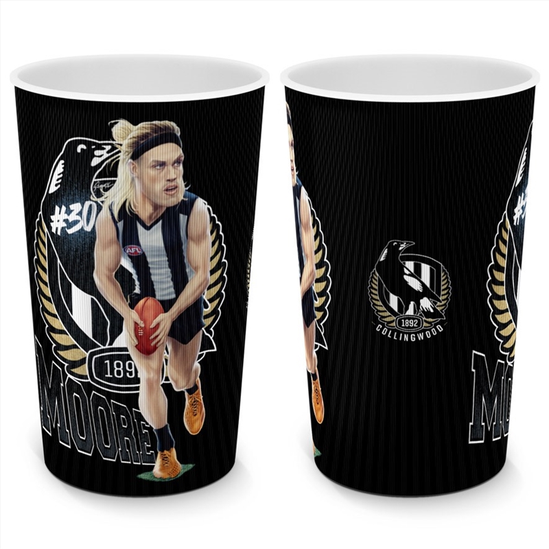 AFL: Collingwood - Grange Lenticular Tumbbler Darcy Moore/Product Detail/Drinkware