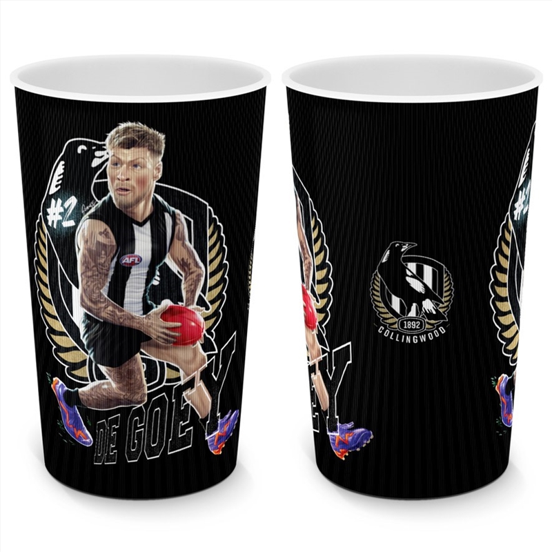 AFL: Collingwood - Grange Lenticular Tumbler Jordan De Goey/Product Detail/Drinkware