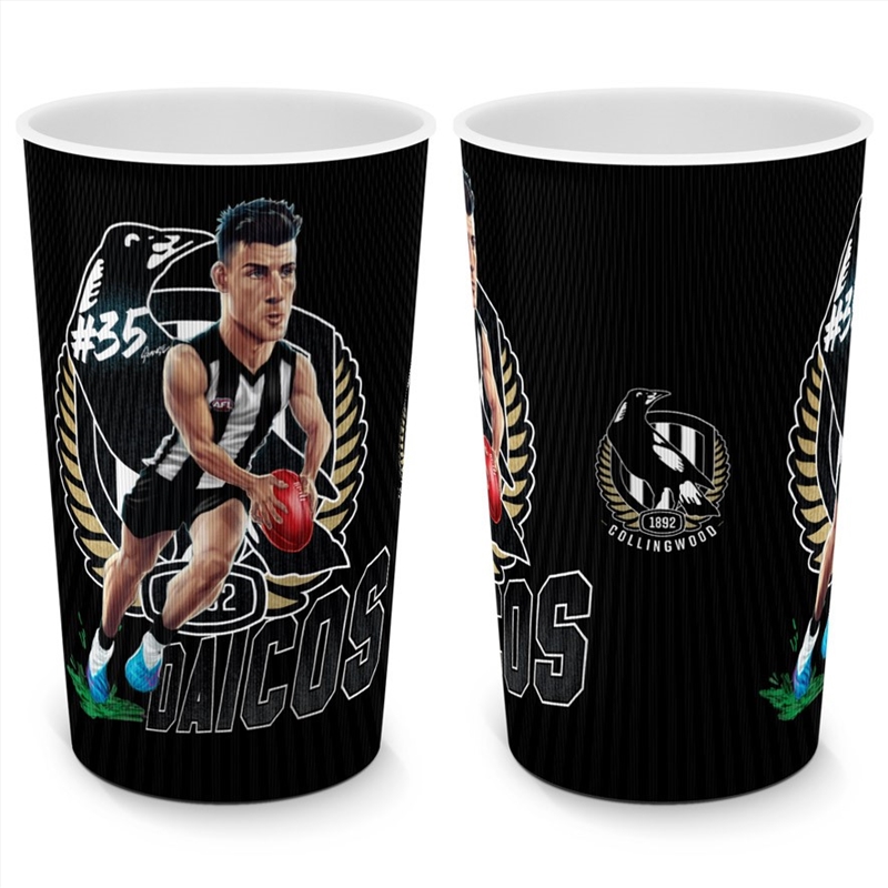 AFL: Collingwood - Grange Lenticular Tumbler Nick Daicos/Product Detail/Drinkware