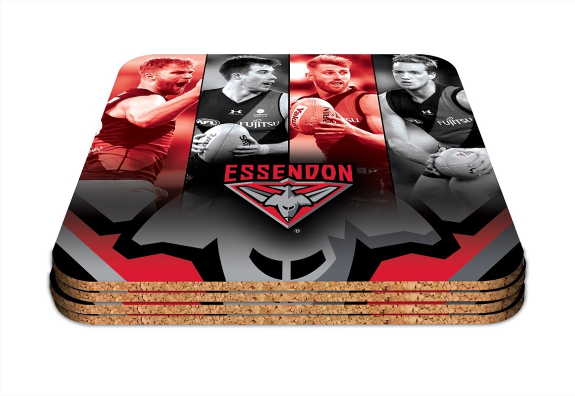 AFL: Essendon - S/4 Player Coaster/Product Detail/Drinkware