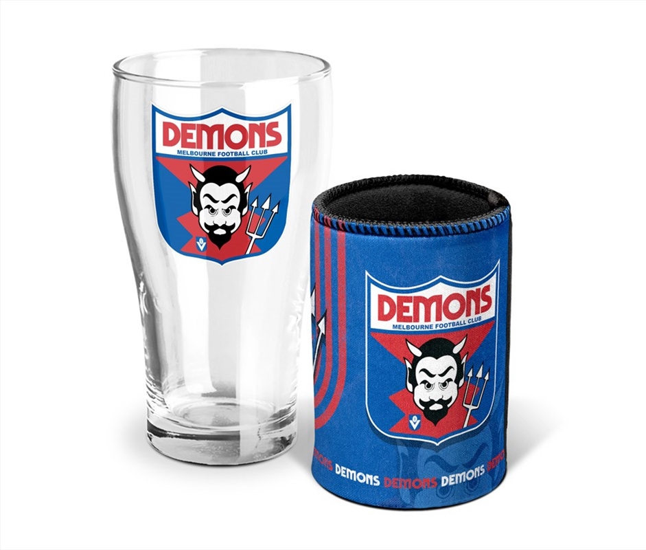 AFL: Melbourne - Heritage Pint & Can Cooler Pk/Product Detail/Drinkware