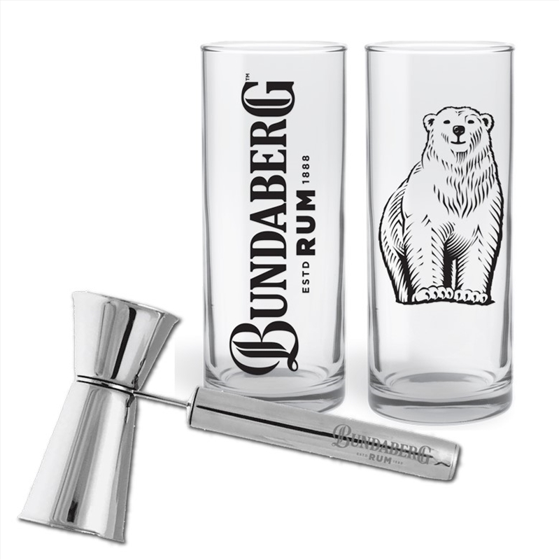Bundaberg Rum - Bundy Highball Glass & Jigger/Product Detail/Drinkware