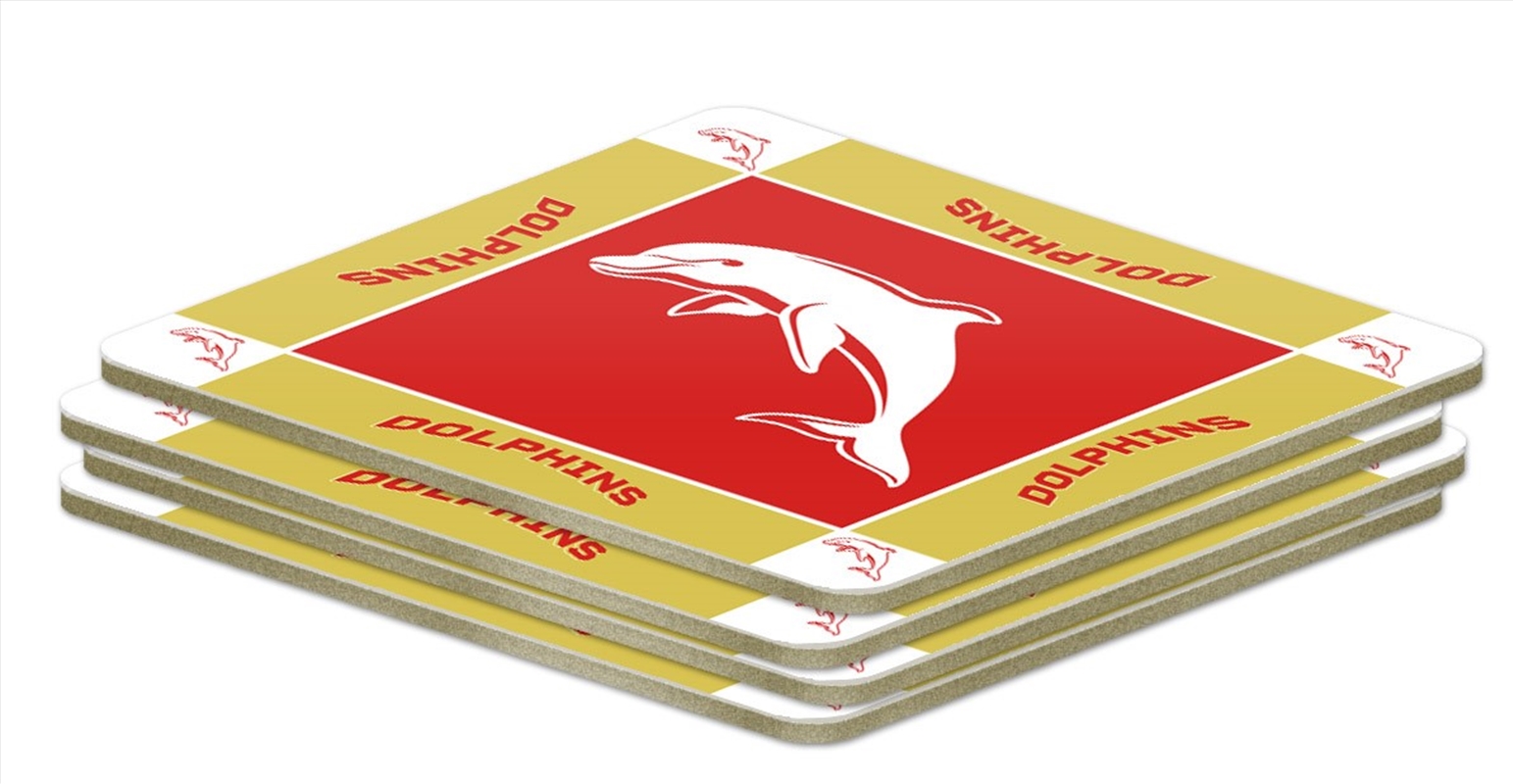 NRL: Dolphins - 4Pk Coaster/Product Detail/Drinkware