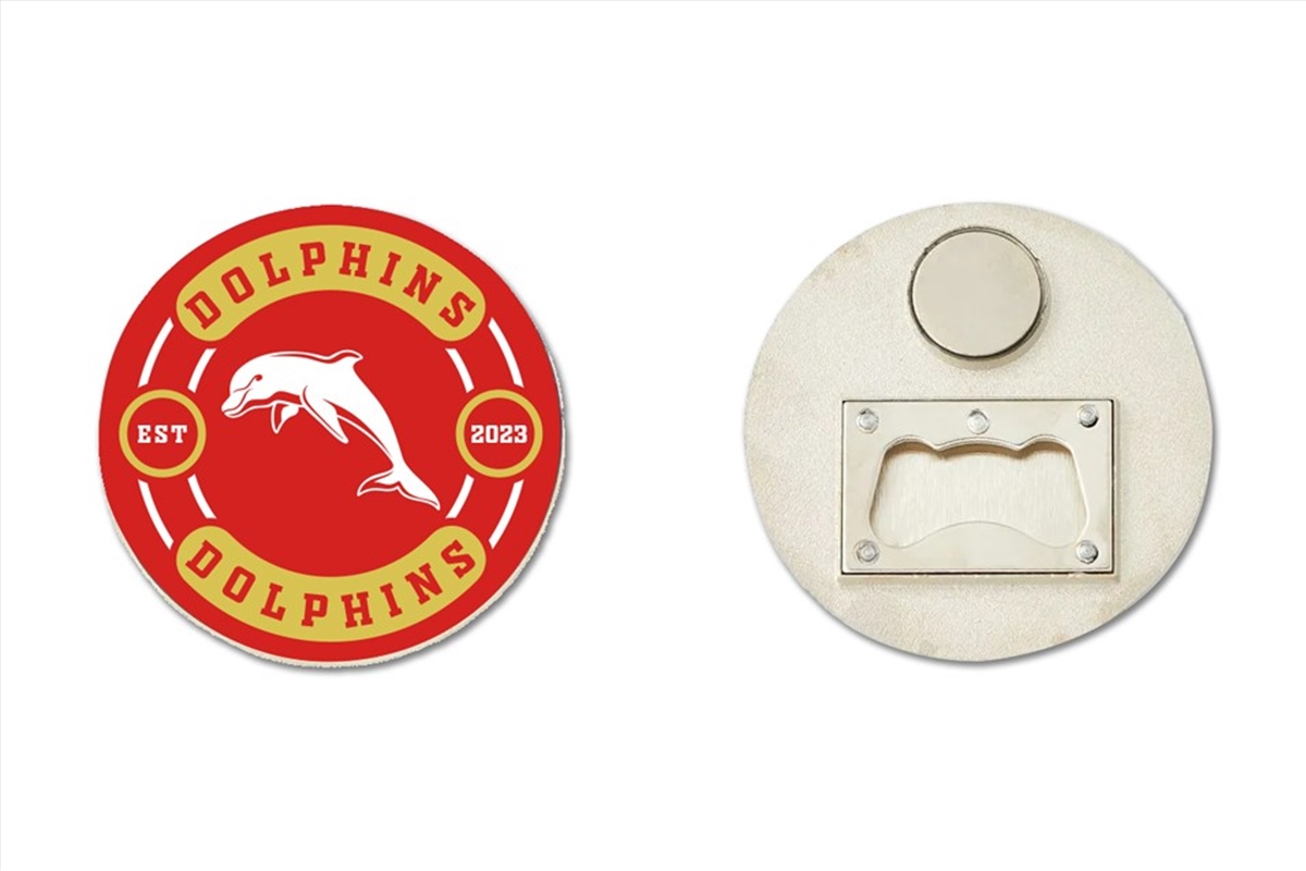 NRL: Dolphins - Bottle Opener Magnet/Product Detail/Drinkware