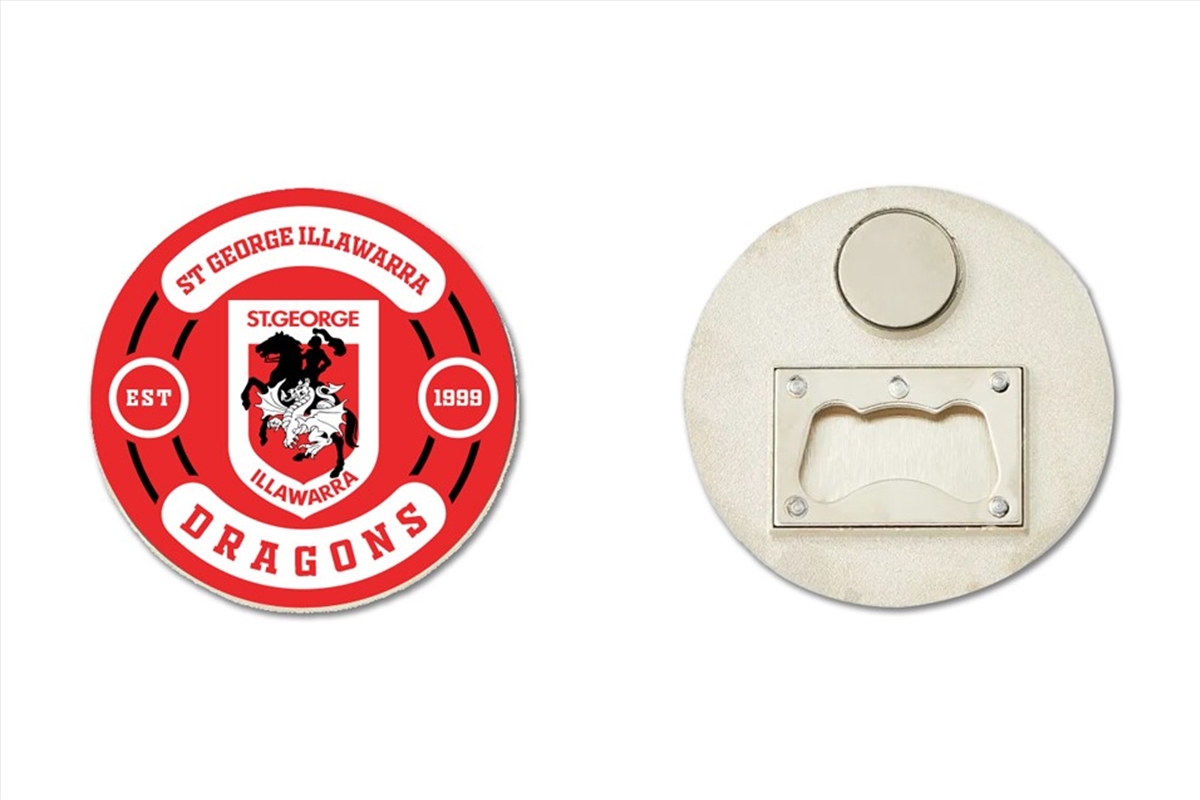 NRL: St George Dragons - Bottle Opener Magnet/Product Detail/Drinkware