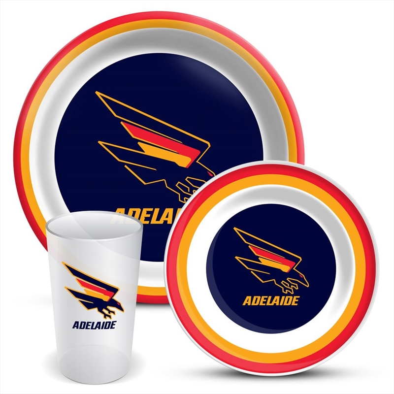 AFL: Adelaide Crows - 3Pce Dinner Set/Product Detail/Diningware
