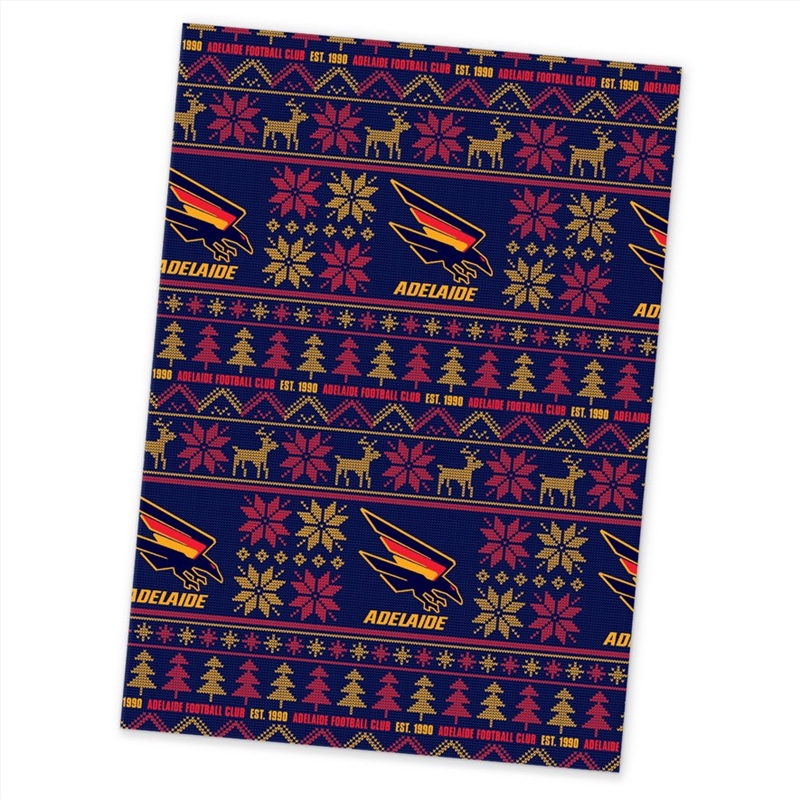 AFL: Adelaide Crows - Xmas Wrapping Paper/Product Detail/Party Accessories
