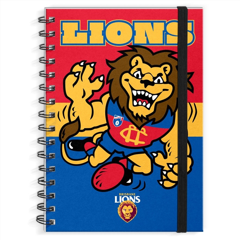 AFL: Brisbane Lions - Hard Cover Notebook/Product Detail/Notebooks & Journals